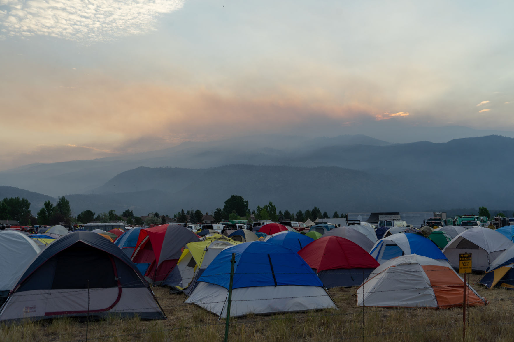 Smokey sunrise